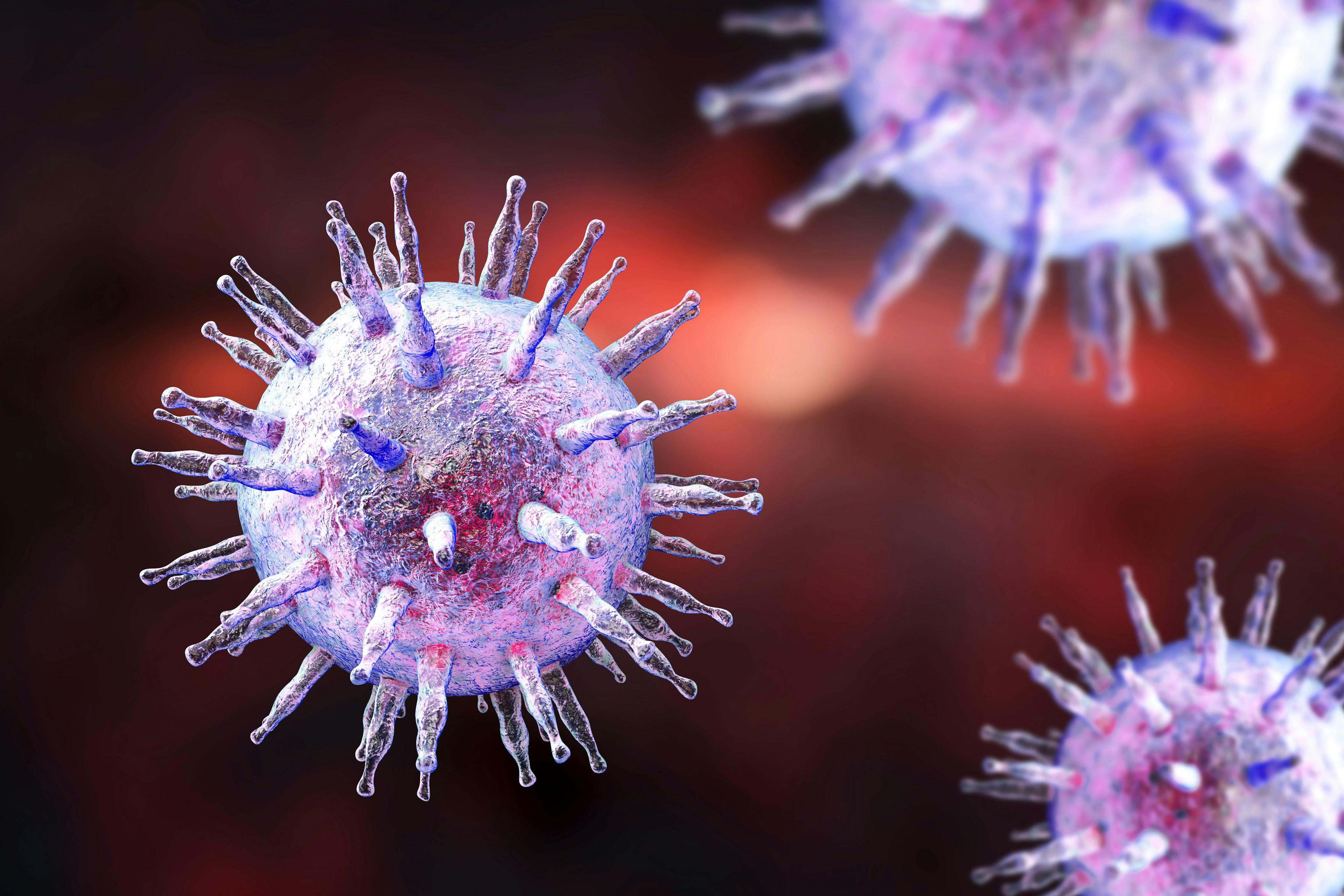 Approximately 90% of Americans are infected with Epstein-Barr virus by age 35. | image credit: Dr_Microbe - stock.adobe.com