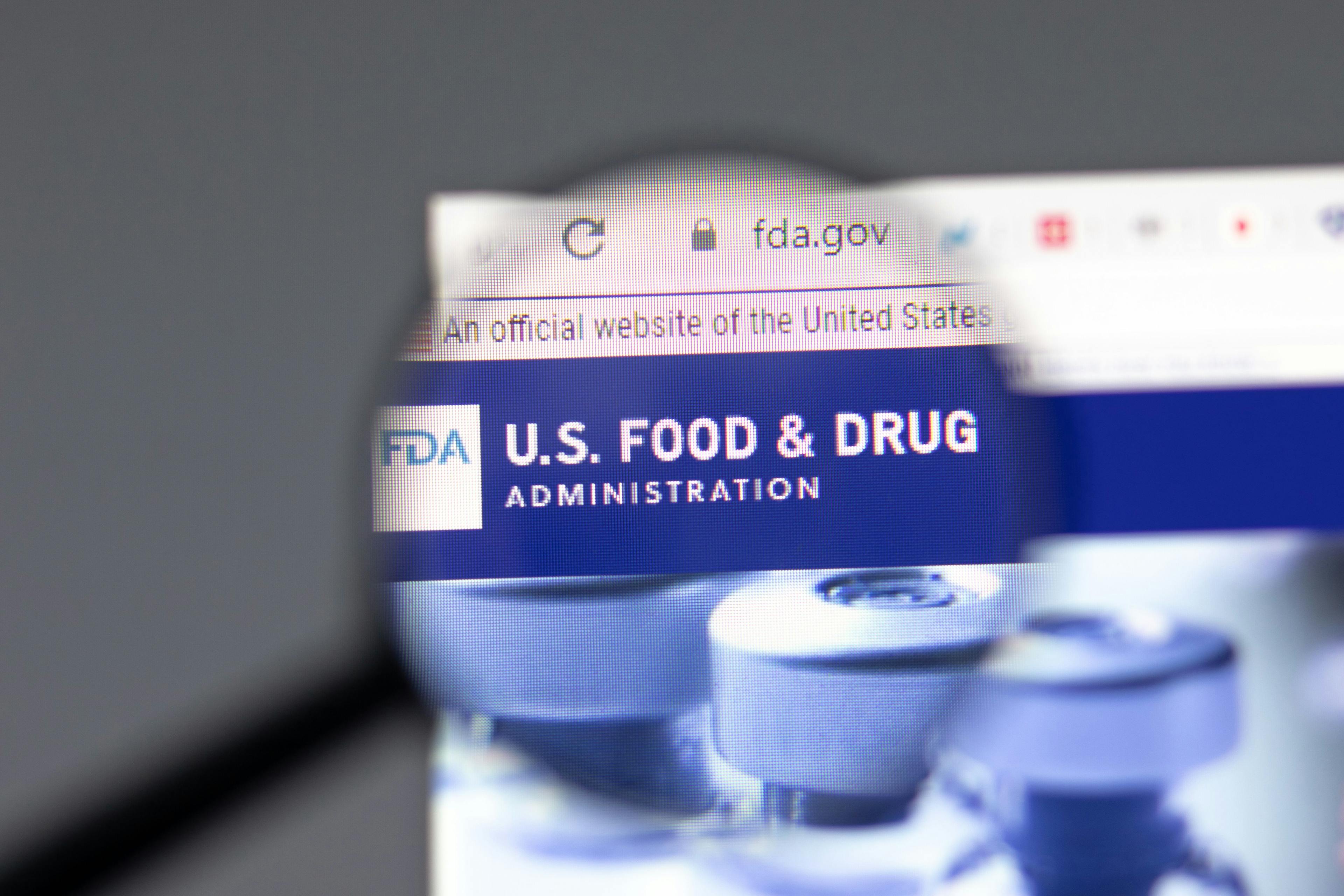 FDA logo in browser / Postmodern studio - stock.adobe.com