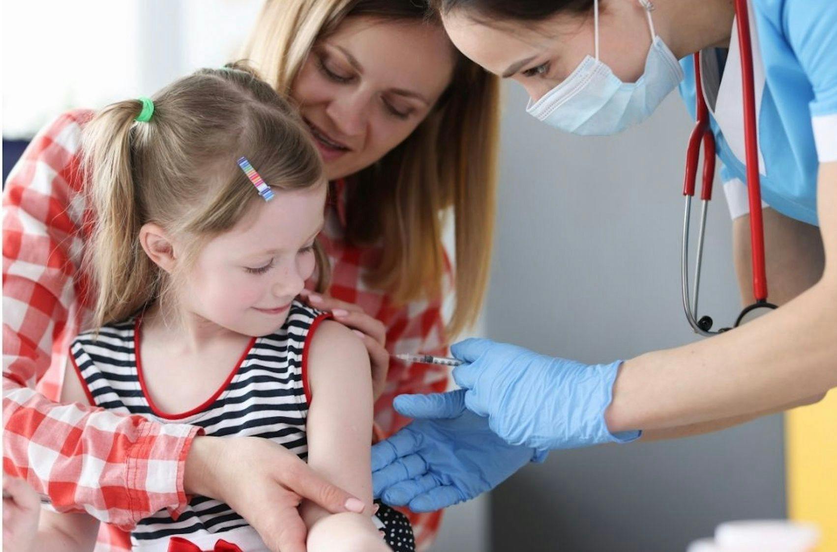 child getting vaccinated 