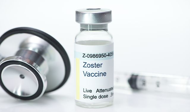 zoster vaccine vial