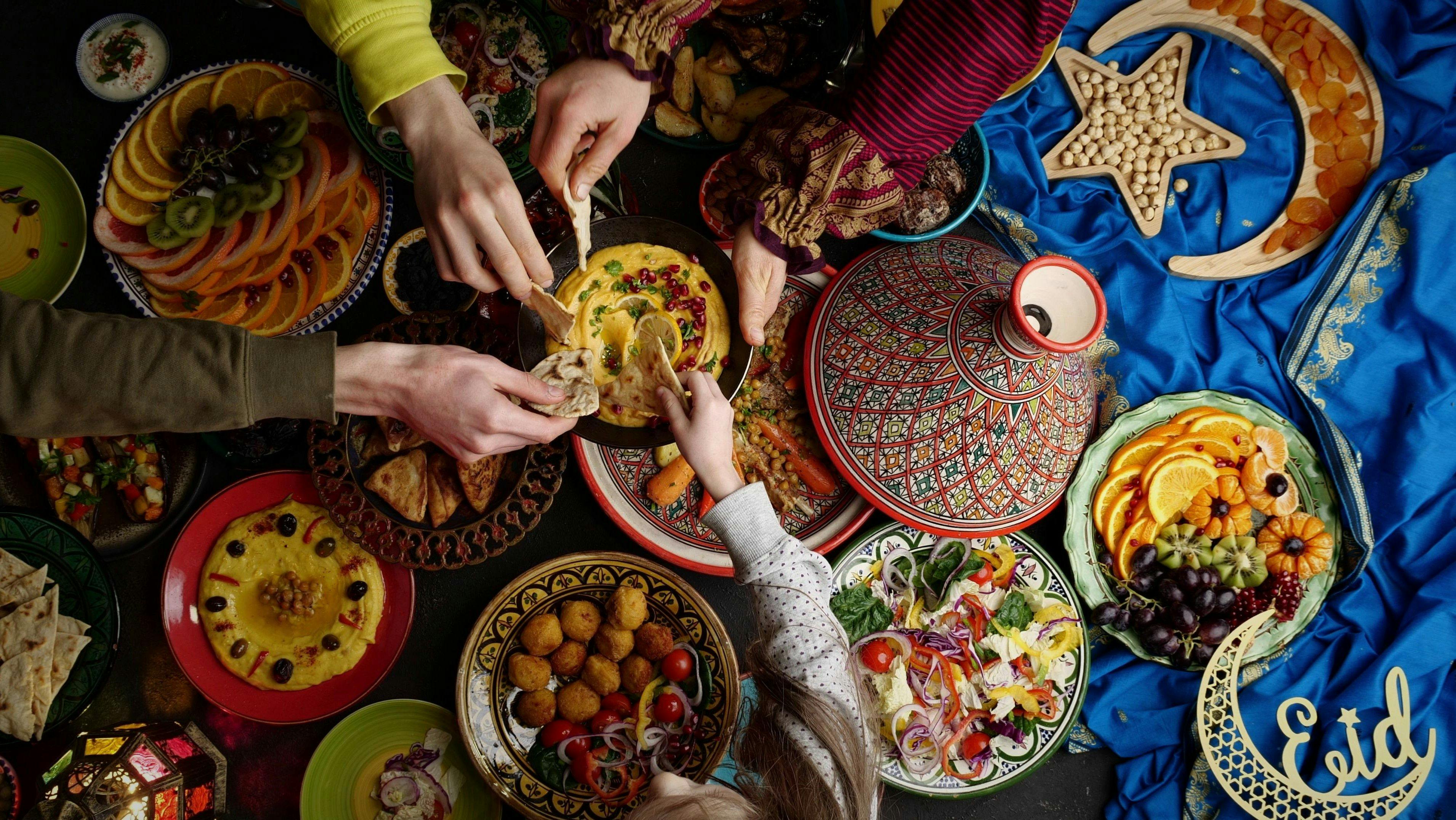 Eid holiday table. Ramadan family dinner. | Image credit: Fevziie - stock.adobe.com