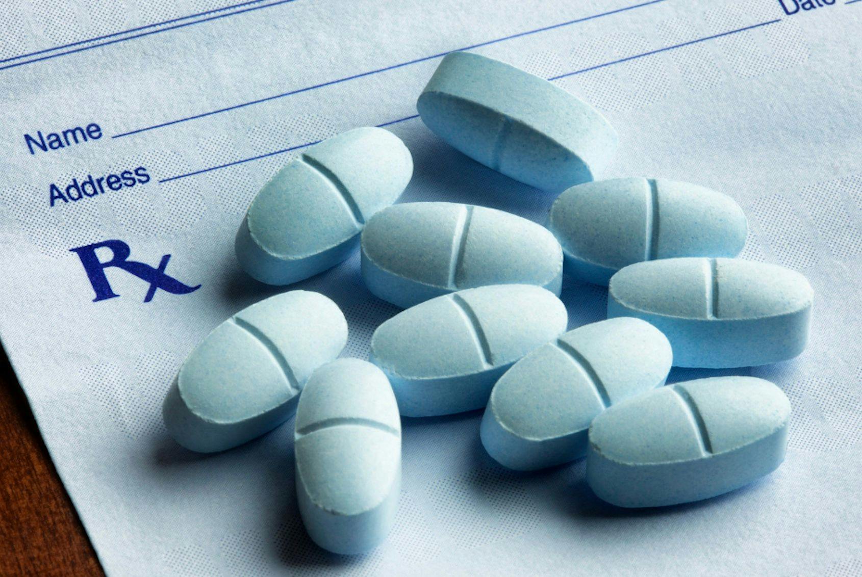 opioid pills on medical script