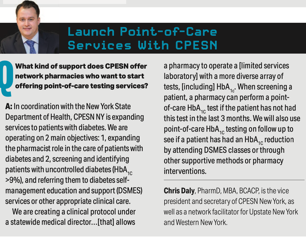 Launch Point-of-Care Services With CPESN