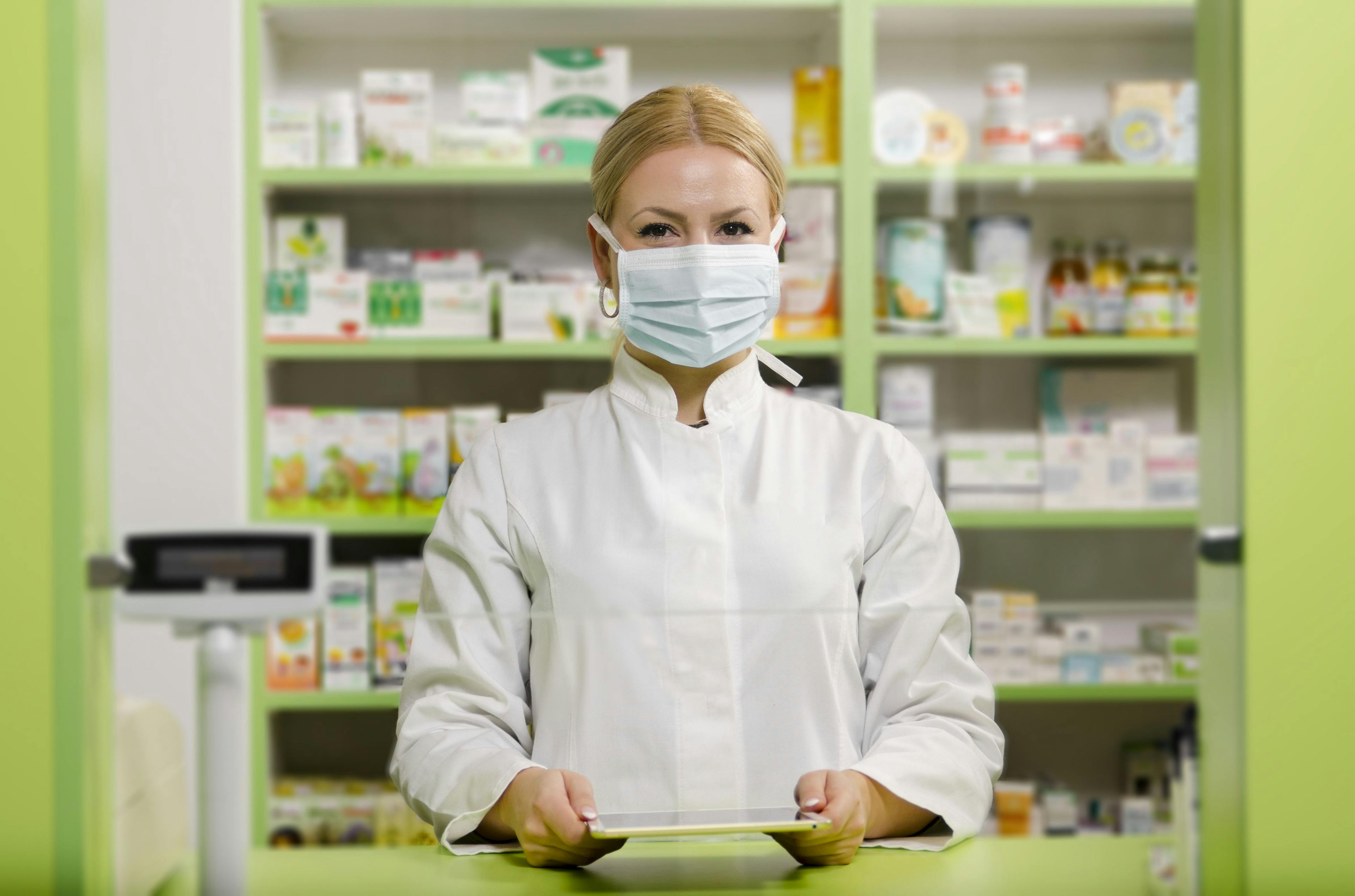 Pharmacist with mask
