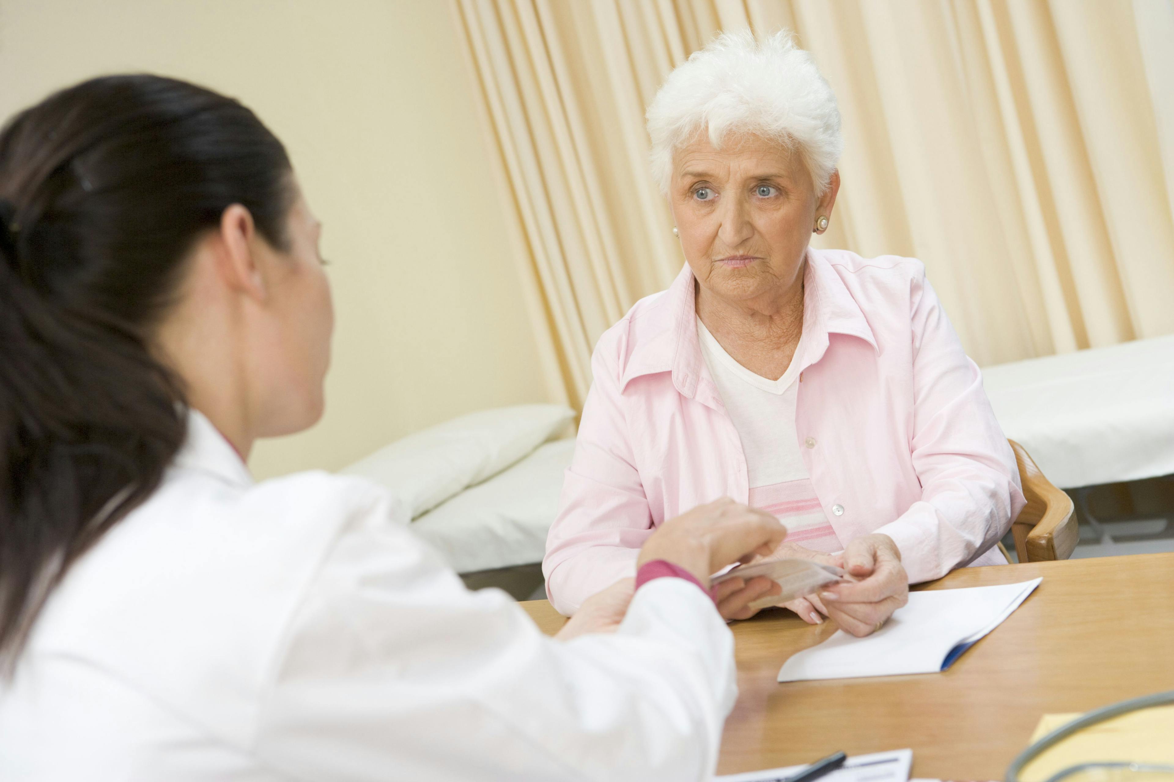 Pharmacist counseling older patient