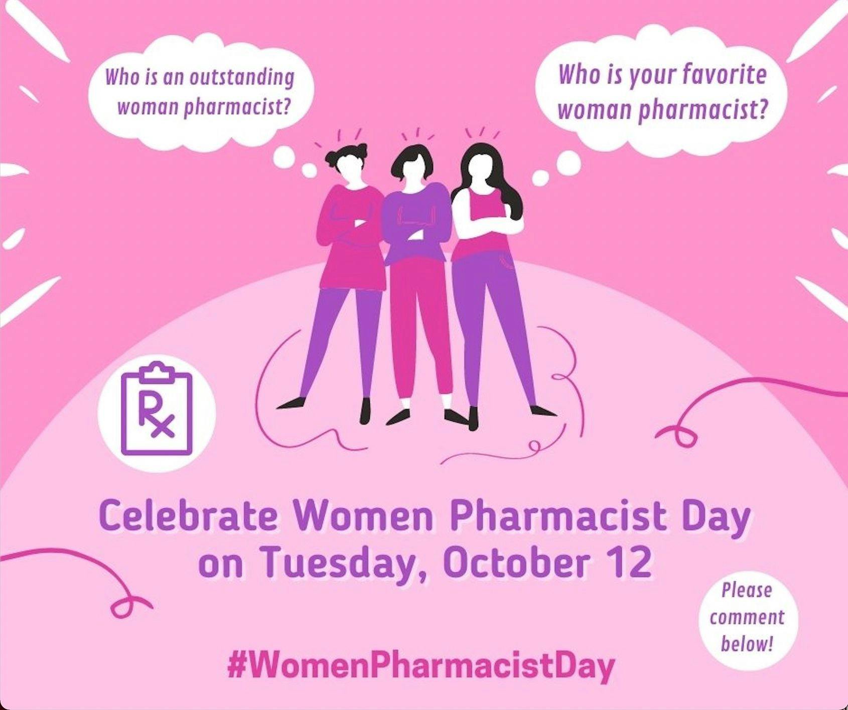 Women Pharmacist Day poster